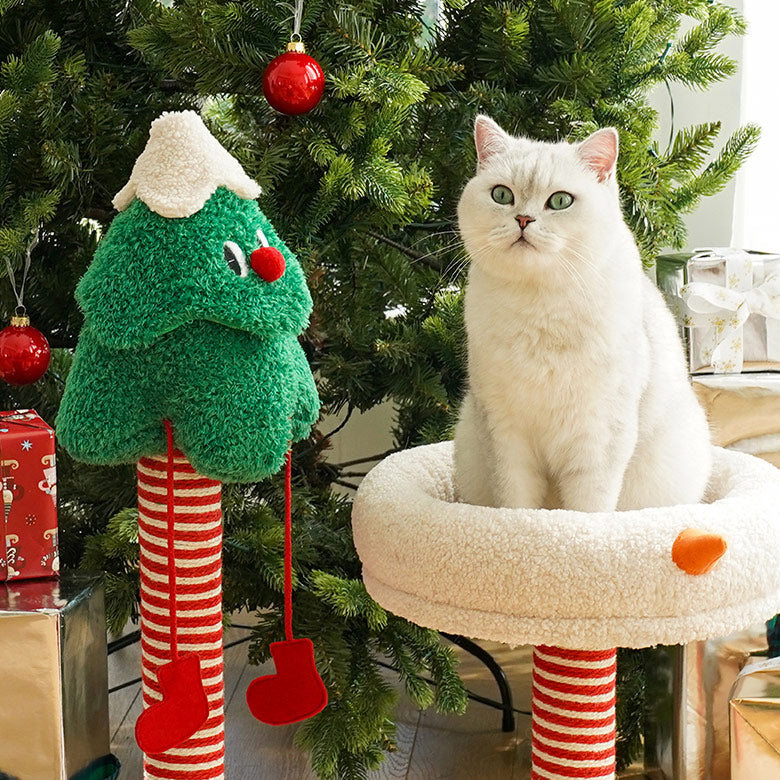 Christmas Cedar Cat Tree