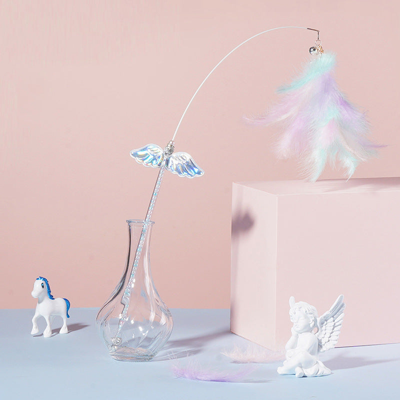 Unicorn Feather Cat Teaser Wand