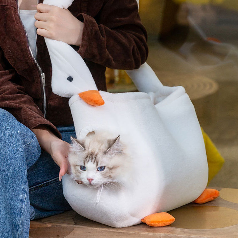 かわいいグース猫キャリーバッグ