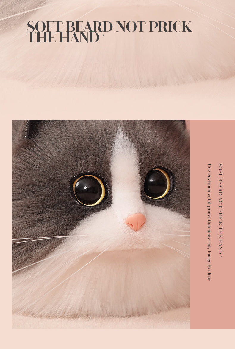 Blue and White Cat Bag