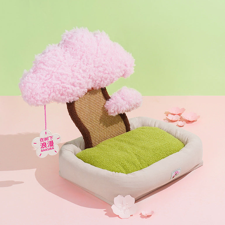 Cherry Blossom Cat Bed