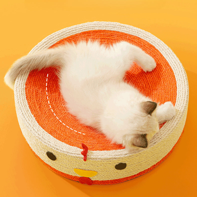 Cute Animal & Fruits Style Sisal Cat Scratcher Bed