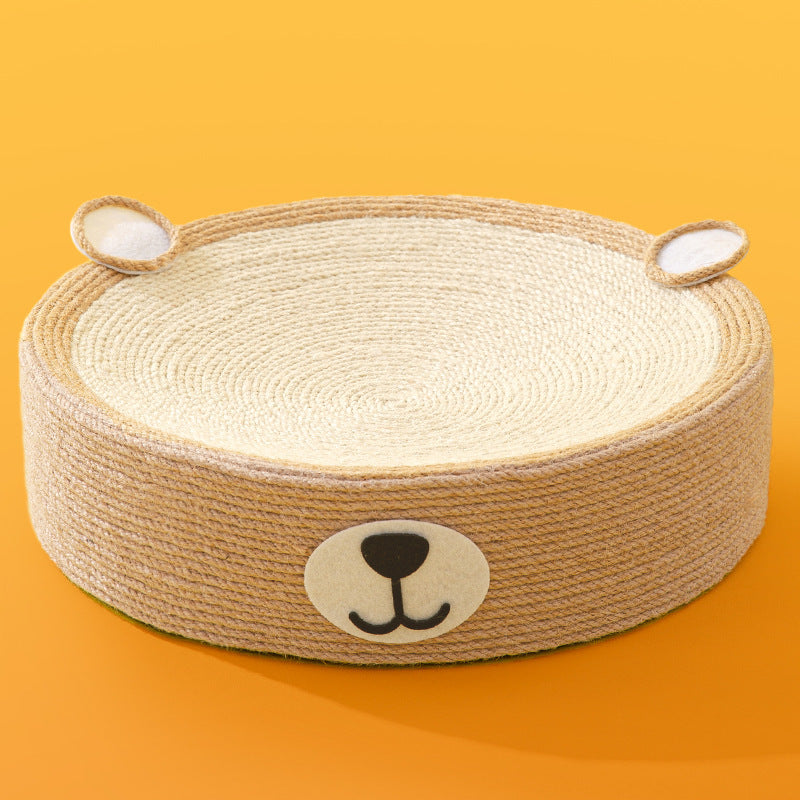 Cute Animal & Fruits Style Sisal Cat Scratcher Bed