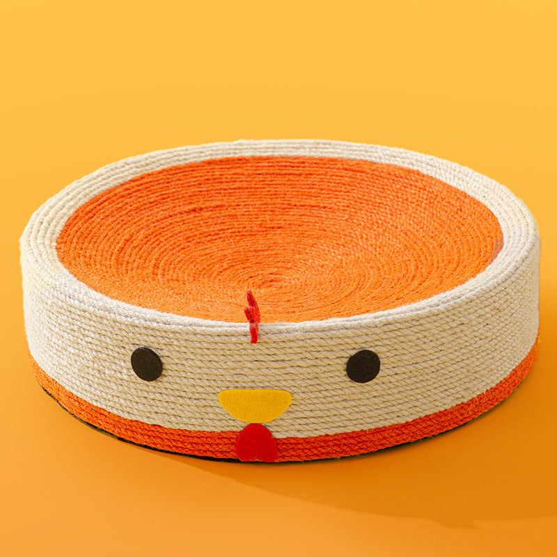 Cute Animal & Fruits Style Sisal Cat Scratcher Bed