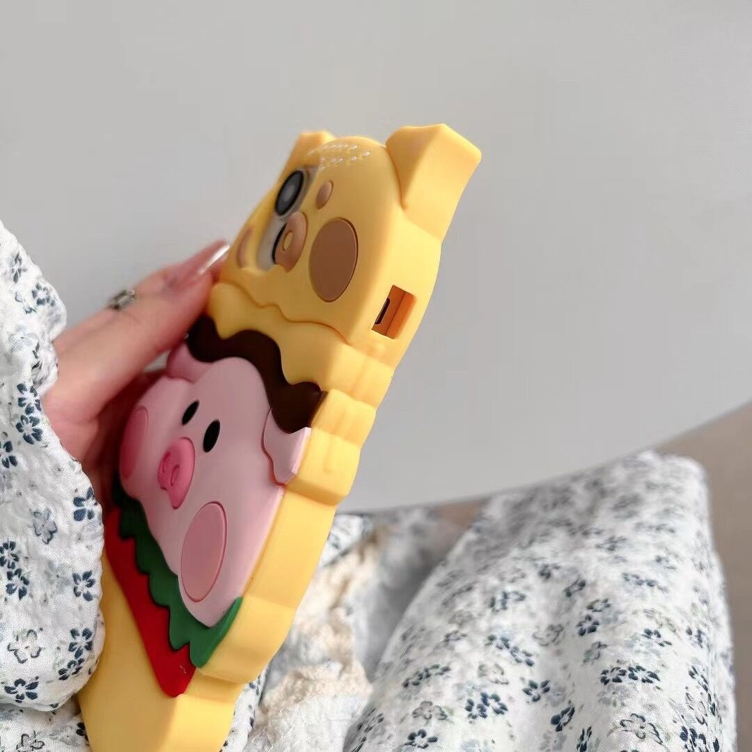Cute Burger Pig Phone Case