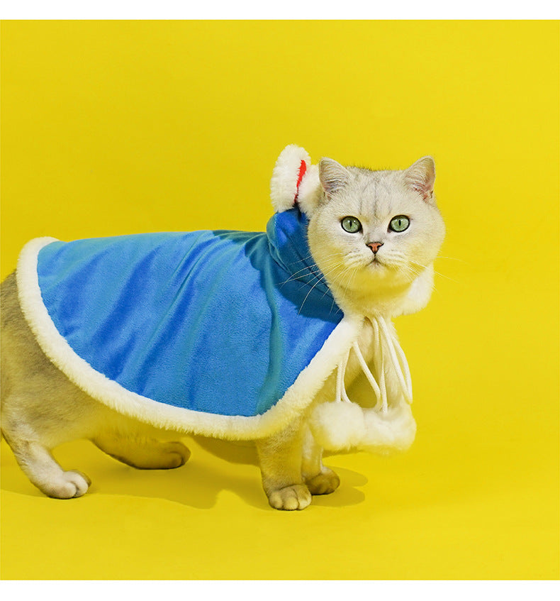 Lion Dance Winter Warm Cat Cape