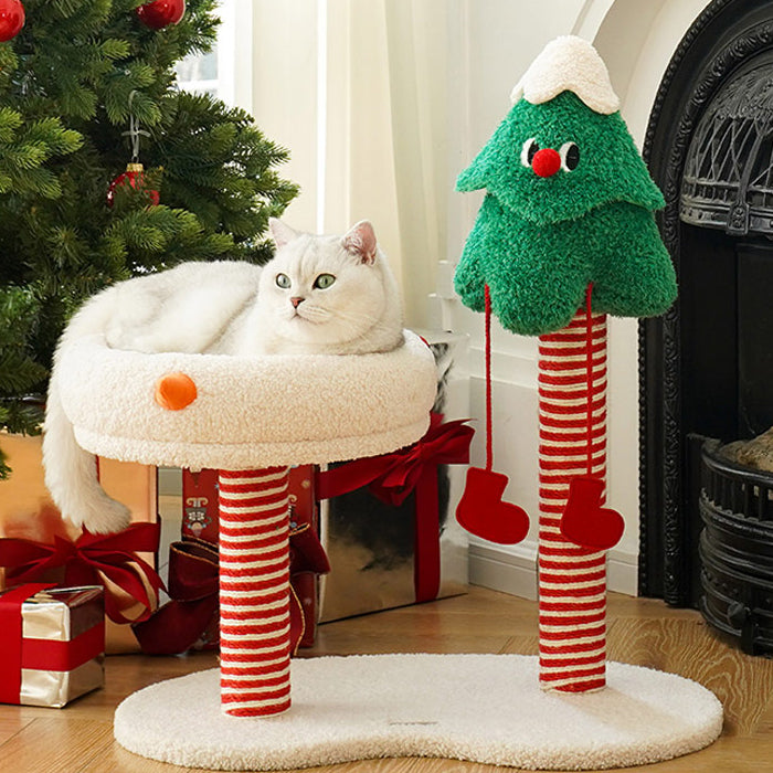 Christmas Cedar Cat Tree