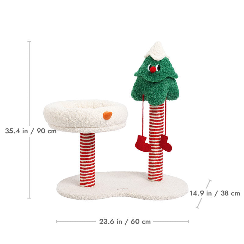 Christmas Cedar Cat Tree