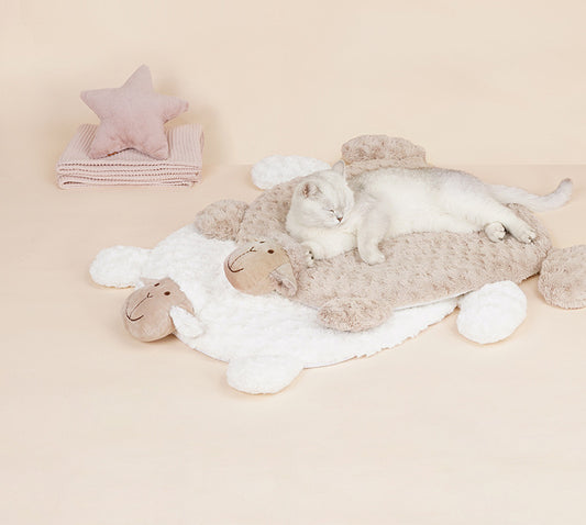 子羊猫のベッドマット