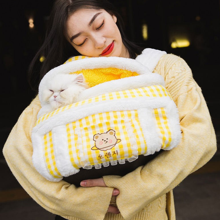 Warm Cute Bear Cat Bag