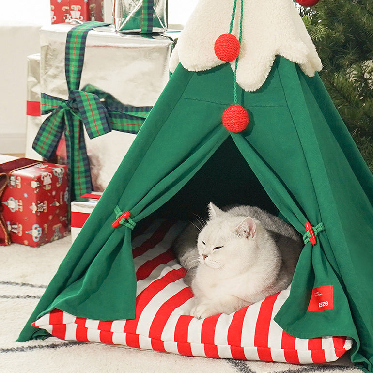 Christmas Cat Teepee