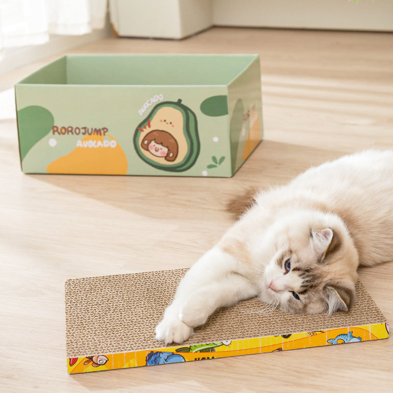 Cute Cat Scratch Box
