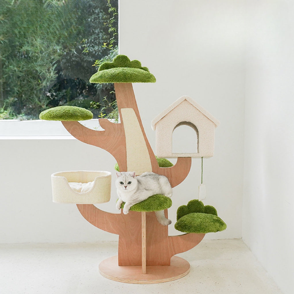 Pine Tree House Cat Tree