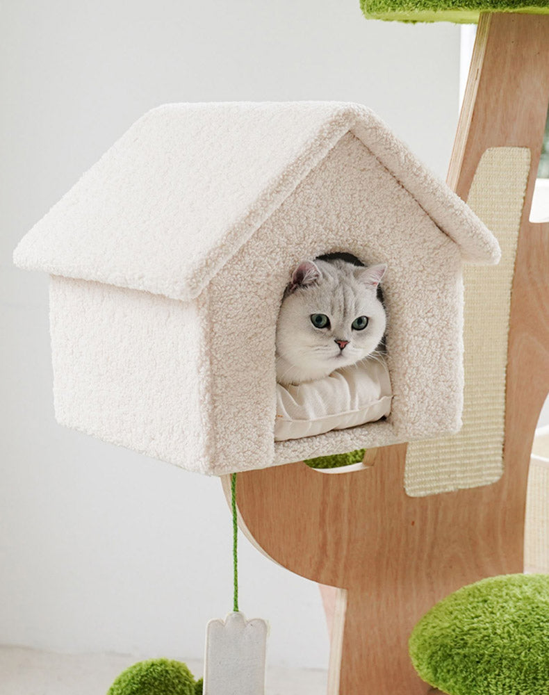 Pine Tree House Cat Tree