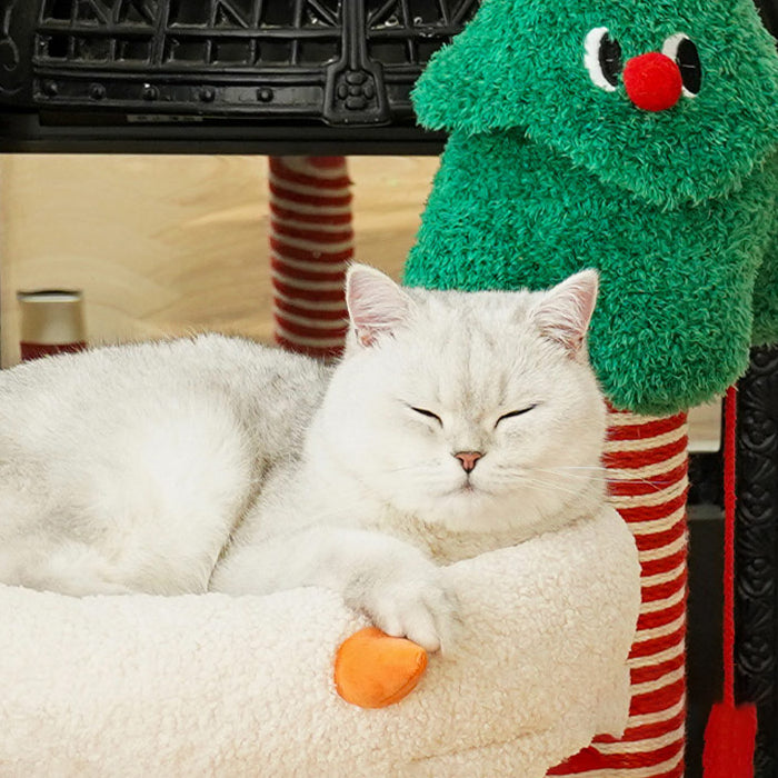 Christmas Cedar Cat Tree