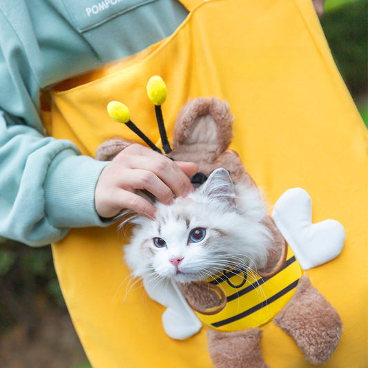 かわいい蜂猫キャリーバッグ