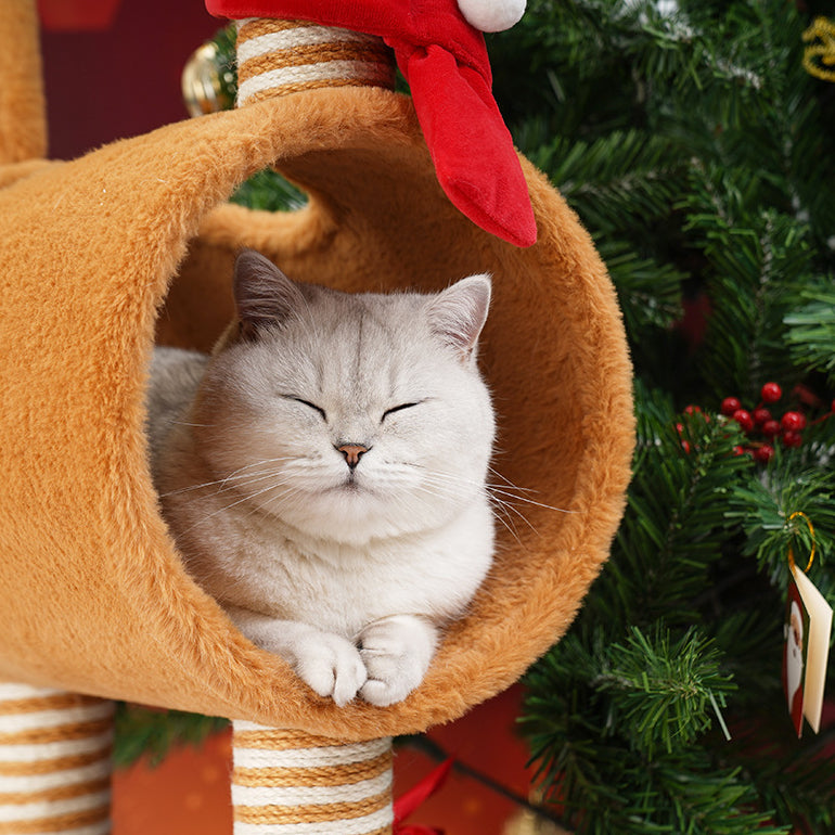 Christmas Elk Cat Tree