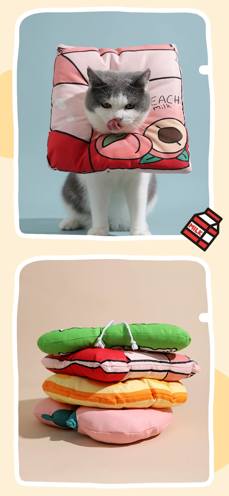 Waterproof Fruits & Food Style Cat Cone