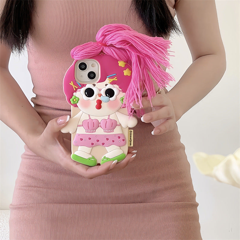 Cute Pigtail Bikini Girl Phone Case