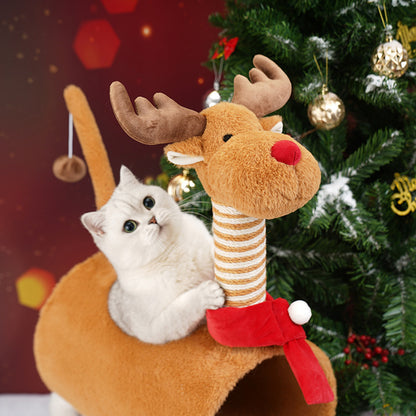 クリスマスエルク猫の木