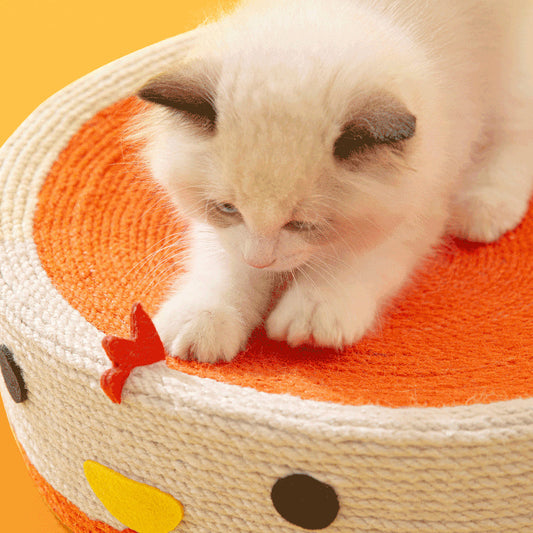 Cute Animal & Fruits Style Sisal Cat Scratcher Bed