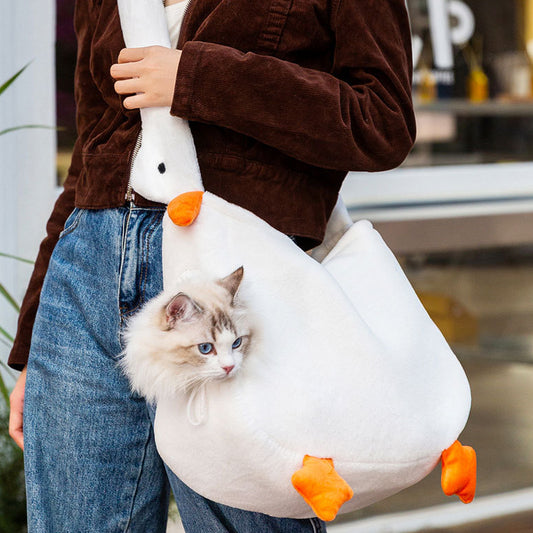 Cute Goose Cat Bag