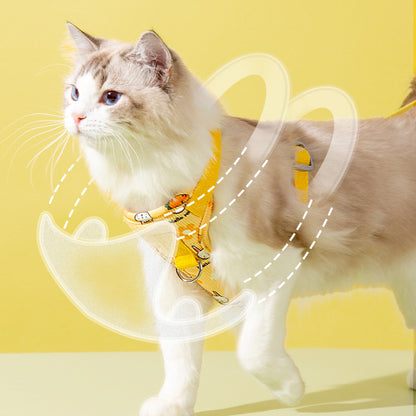 Cute Carrot Cat Harness