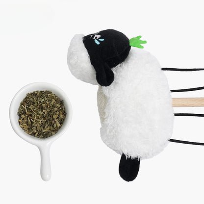 Cute Sheep Cat Teaser Wand