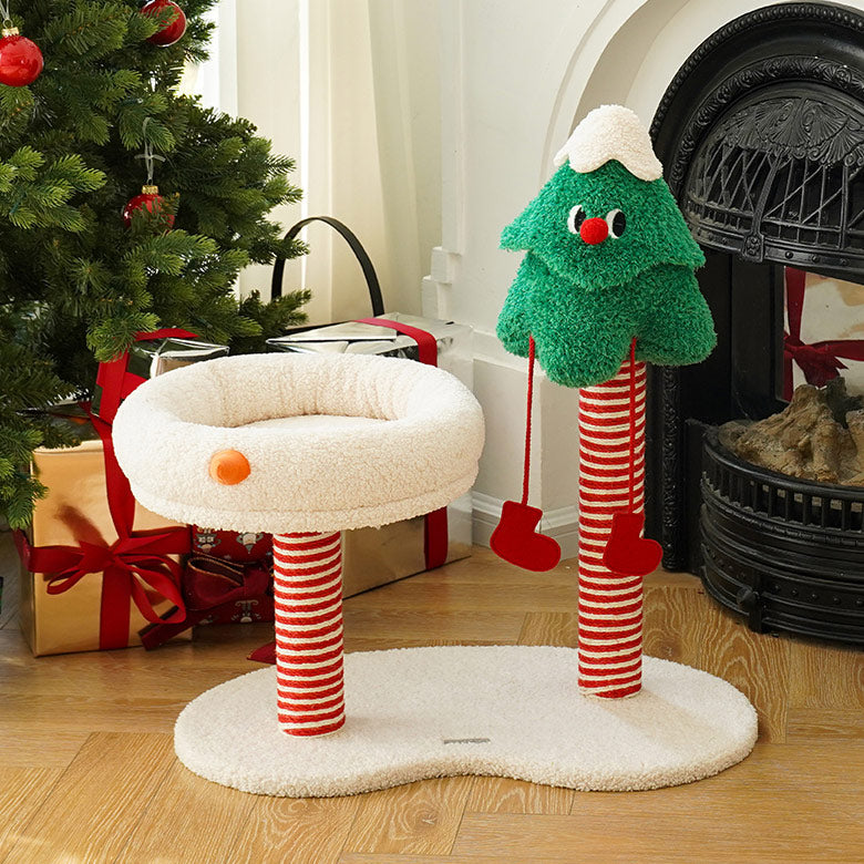 Christmas Cedar Cat Tree