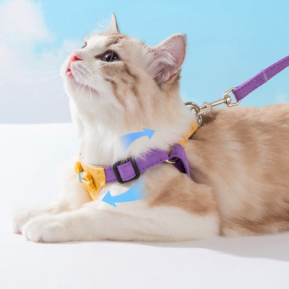 Cute Bow Tie Cat Harness