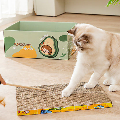 Cute Cat Scratch Box