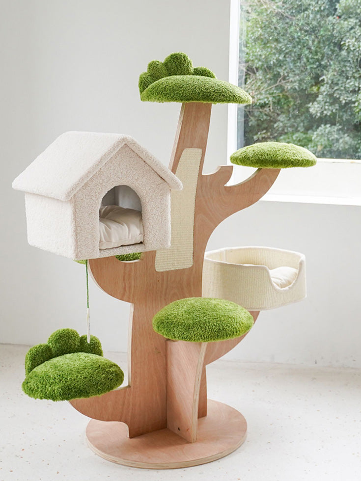 Pine Tree House Cat Tree