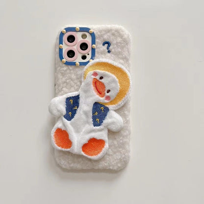 Cute Fluffy Duck Phone Case