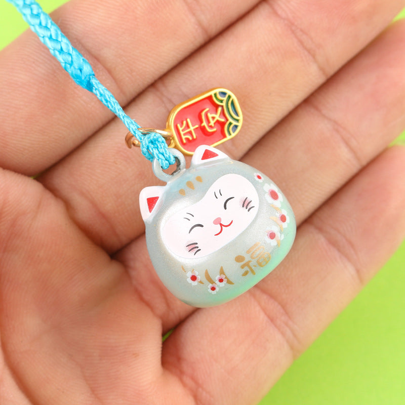 Lucky Cat Dharma Phone Charm