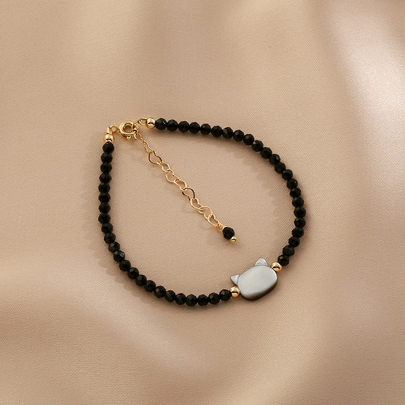 Pearl Cat Bracelet