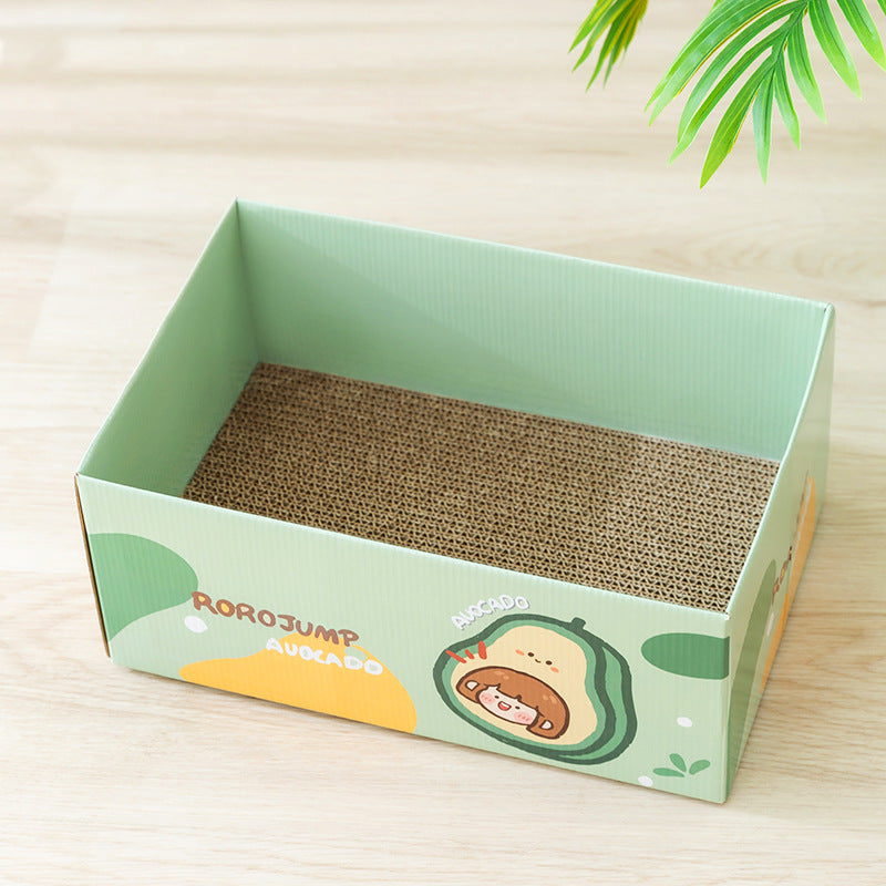 Cute Cat Scratch Box