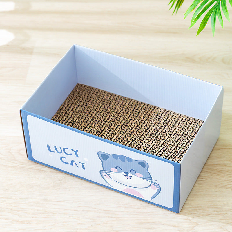 Cute Cat Scratch Box