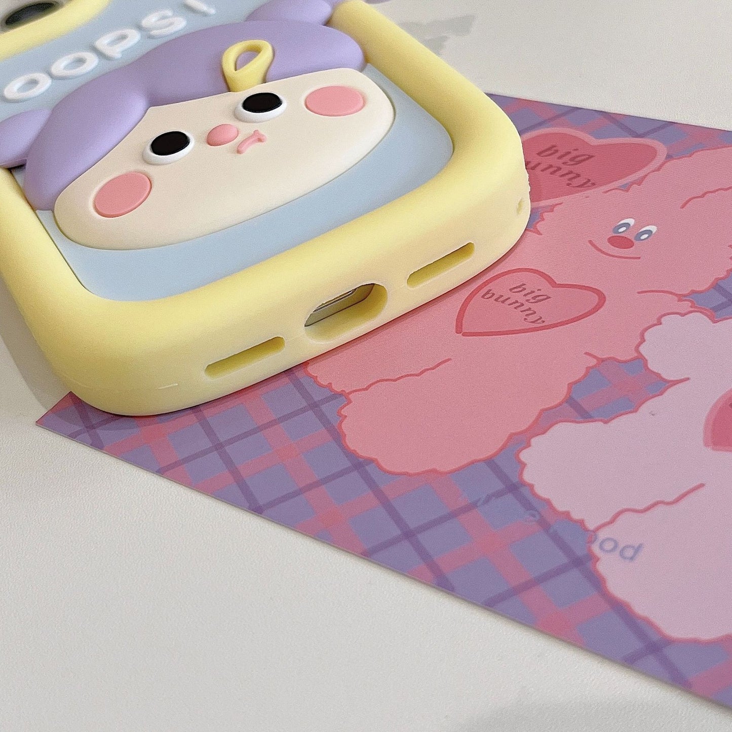 Cute Donut Purple Pigtail Girl Phone Case