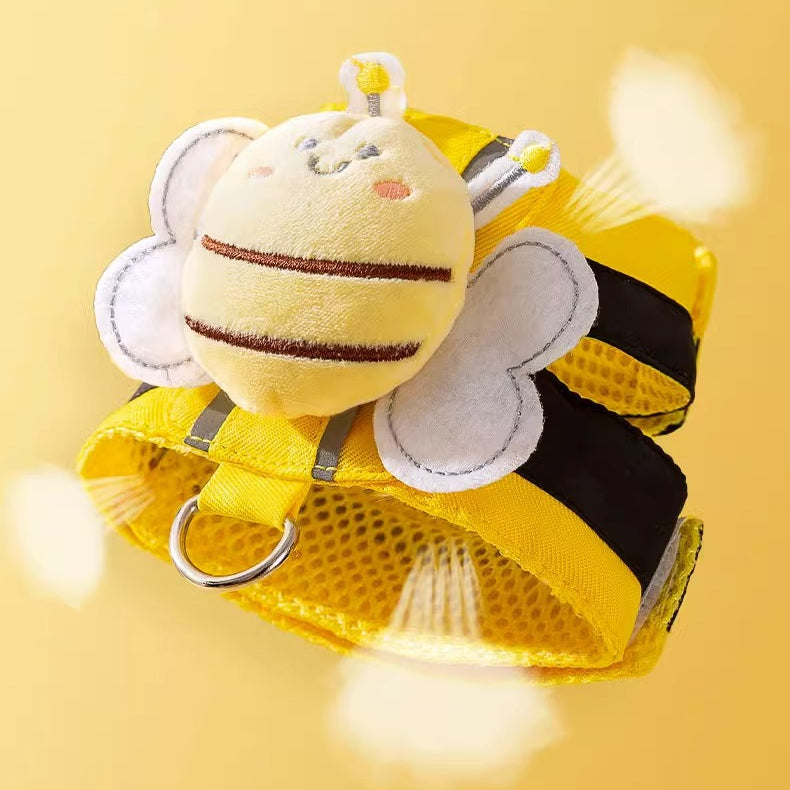 Cute Bee Cat Harness