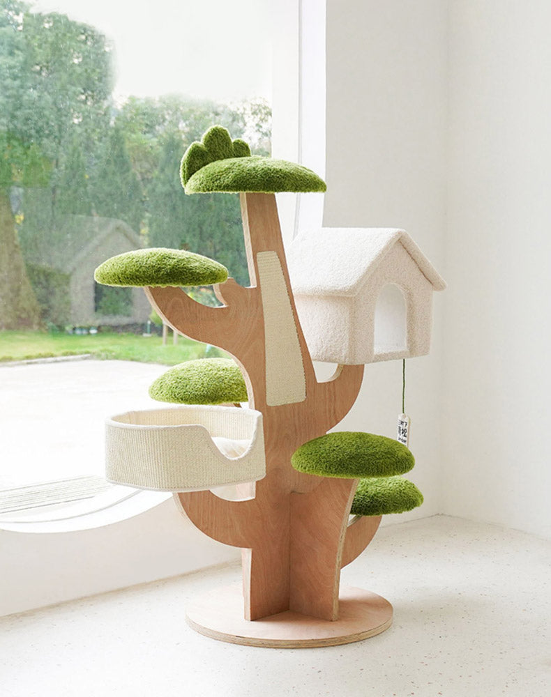 Pine Tree House Cat Tree