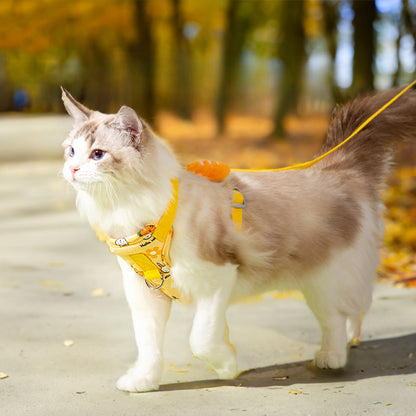 Cute Carrot Cat Harness