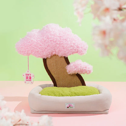 Cherry Blossom Cat Bed