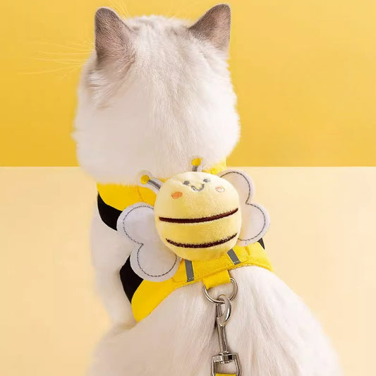 Cute Bee Cat Harness