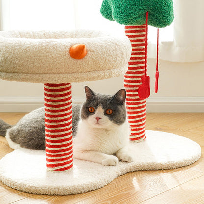 Christmas Cedar Cat Tree