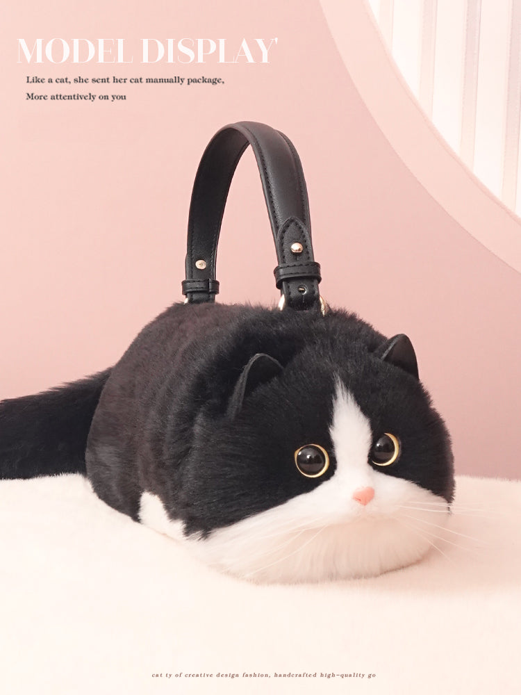 Black and White Cat Bag