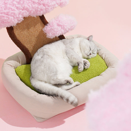 Cherry Blossom Cat Bed