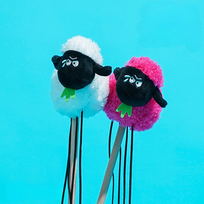 Cute Sheep Cat Teaser Wand