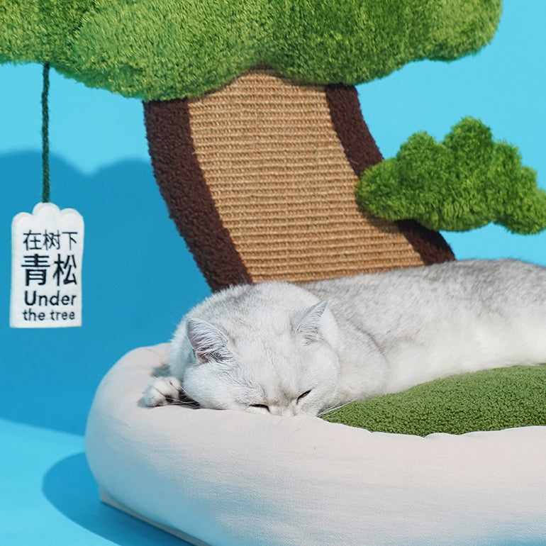 Pine Tree Cat Bed