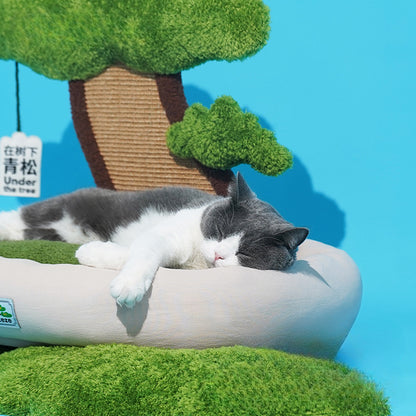 Pine Tree Cat Bed