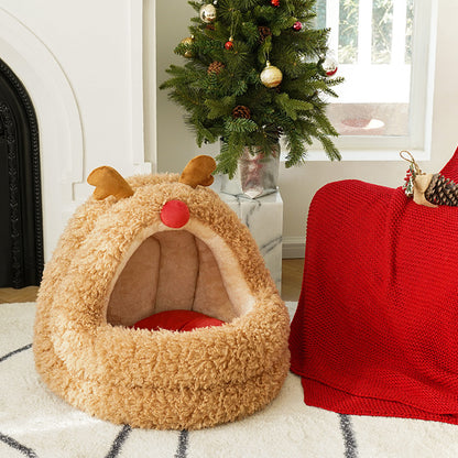 Christmas Elk Cat House